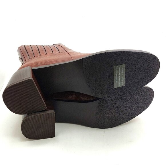 Brown Ankle Boots - Picture 6 of 15